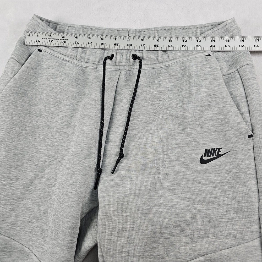 Nike Sportswear Tech Fleece Pants Joggers Heather Gray HV0959-063 Mens Large - Picture 9 of 12